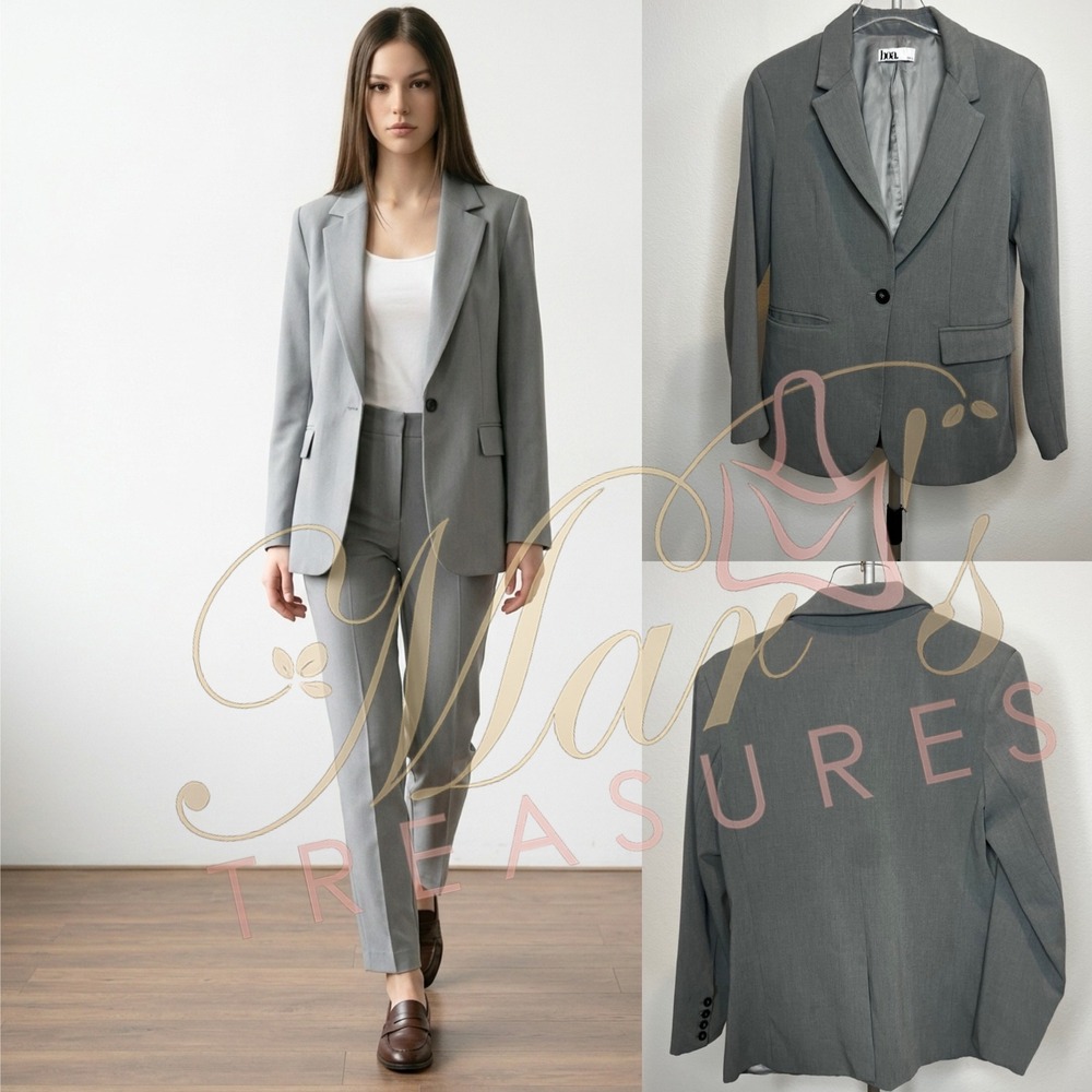 BOA Gray Women's Blazer Jacket Sz XS